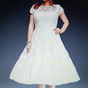 Wedding/Reception Dress - Teacup Length